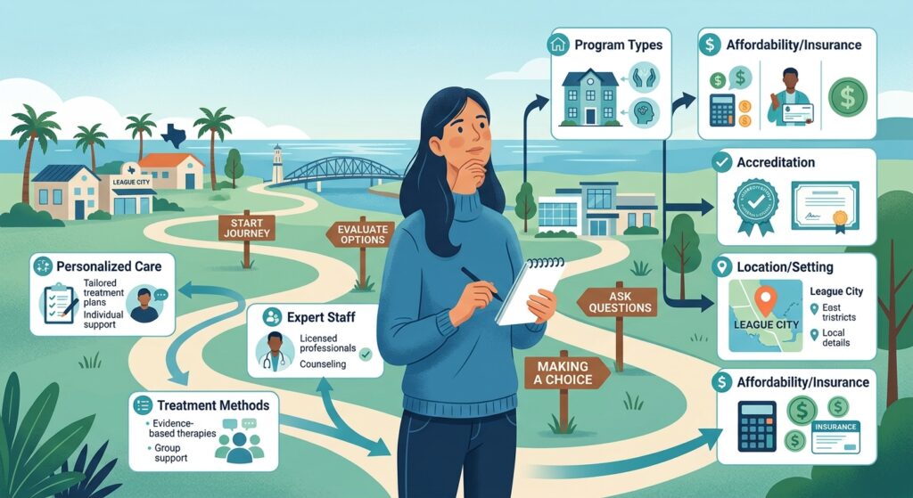 Guide: How To Choose The Right Addiction Treatment Program In League City TX