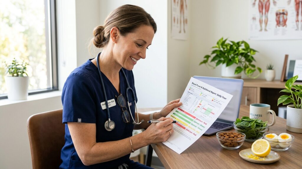 How to Read a Functional Blood Panel for Nutritional Insights