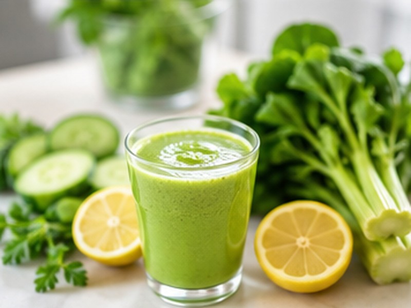 Healthy whole foods supporting a guided detoxification wellness program